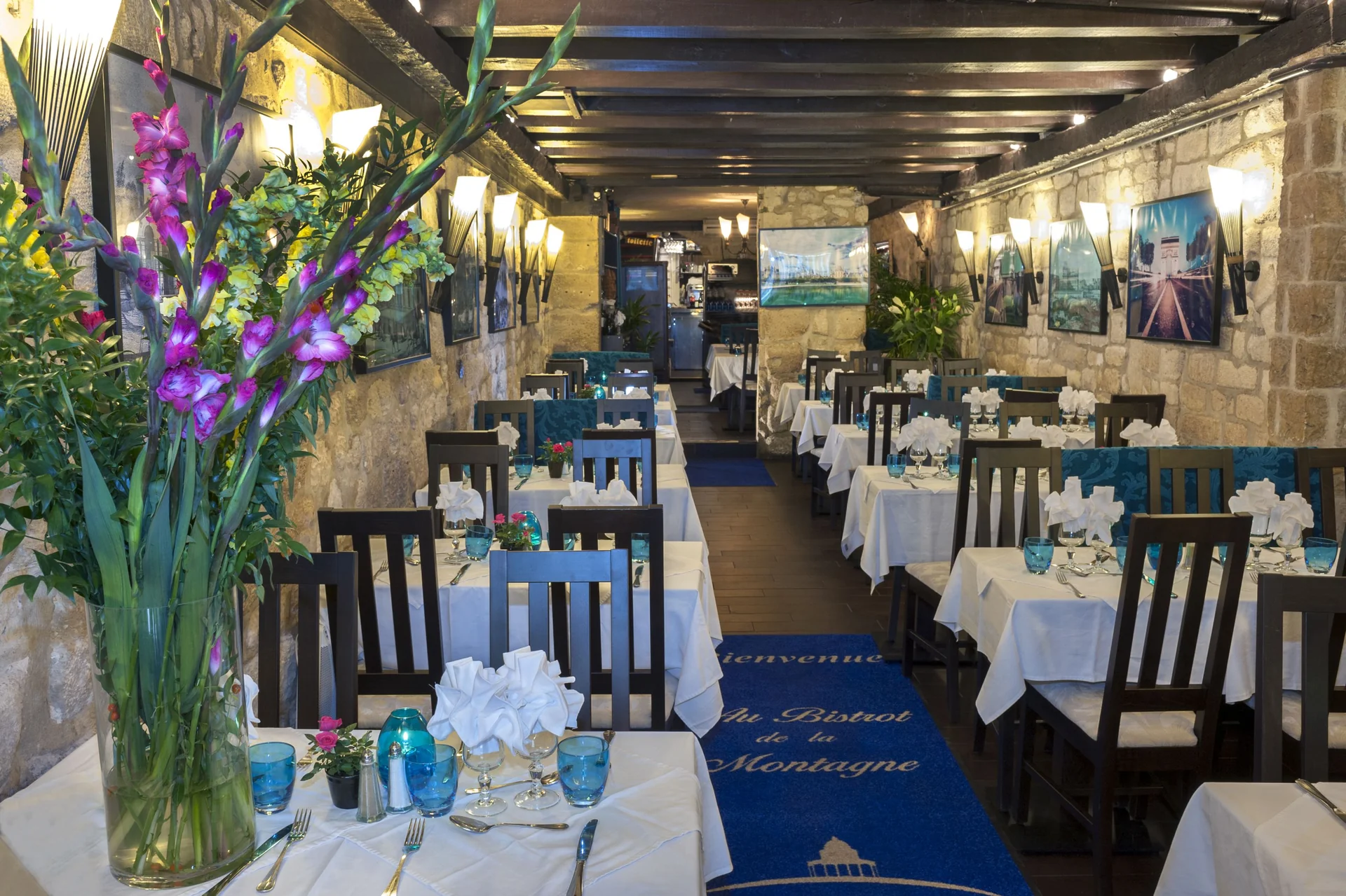 Salle principale du Bistrot de la Montagne